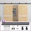 8720286182505_a_en_hd_1.jpg Sliding Door with Hardware Set 90x210 cm Solid Pine Wood
