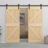 8720286182567_m_en_hd_1.jpg Sliding Door with Hardware Set 100x210 cm Solid Pine Wood