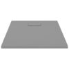 Shower Base Tray SMC Grey 90x70 cm