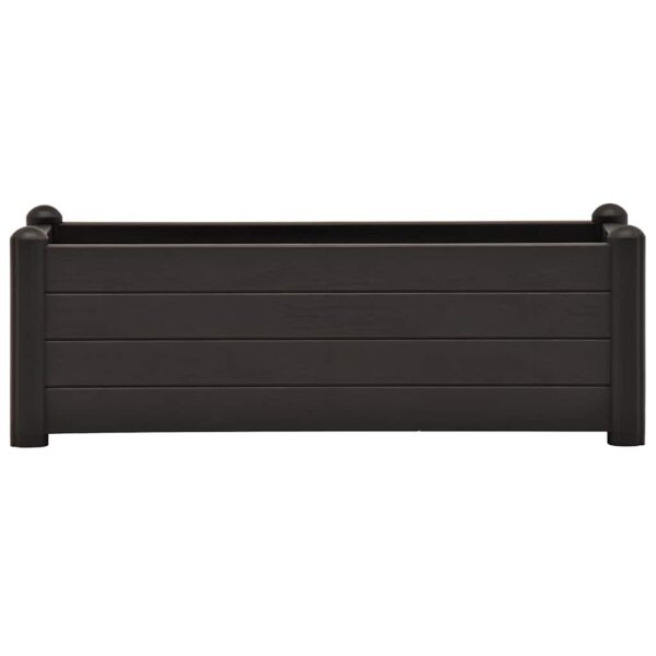 Garden Raised Bed PP Anthracite 100x43x35 cm