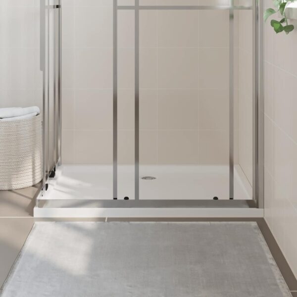 Rectangular ABS Shower Base Tray White 80x110 cm
