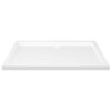 Rectangular ABS Shower Base Tray White 80x110 cm