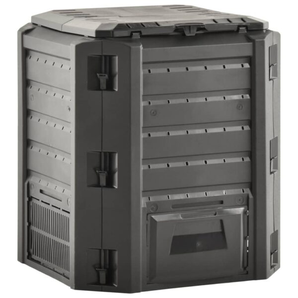 Garden Composter Black 380 L