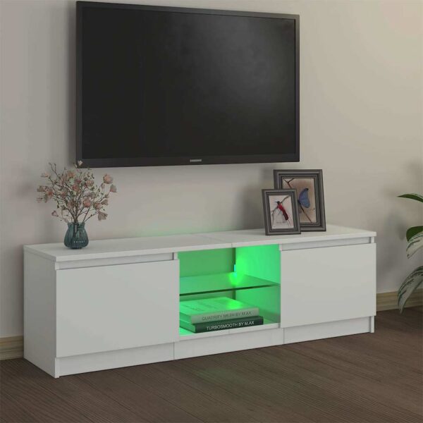 8720286216934_g_en_hd_2.jpg TV Cabinet with LED Lights White 120x30x36 cm