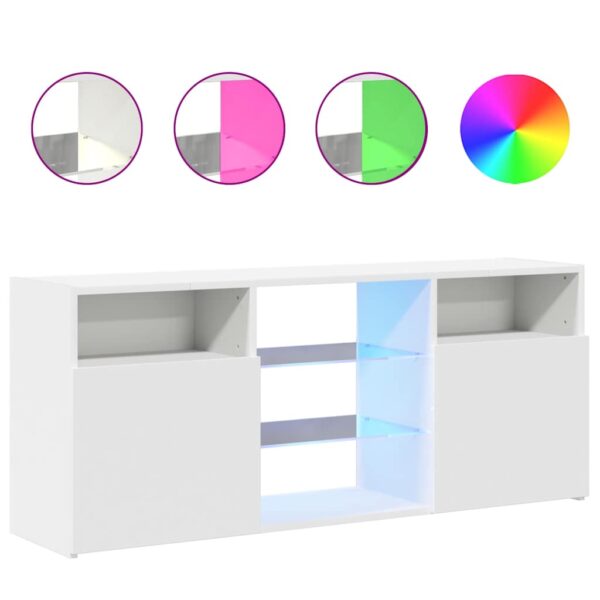 8720286217115_a_en_hd_1.jpg TV Cabinet with LED Lights White 120x30x50 cm