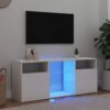 8720286217115_m_en_hd_1.jpg TV Cabinet with LED Lights White 120x30x50 cm