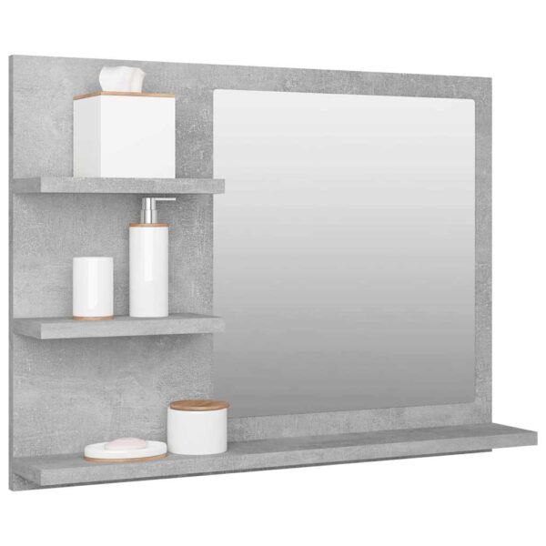 8720286221952_g_en_hd_1.jpg Bathroom Mirror Concrete Grey 60x10.5x45 cm Engineered Wood