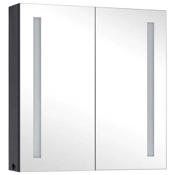 LED Bathroom Mirror Cabinet 62x14x60 cm