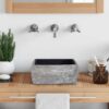 Sink Black 30x30x13 cm Marble