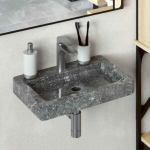 Sink Grey 38x24x6.5 cm Marble