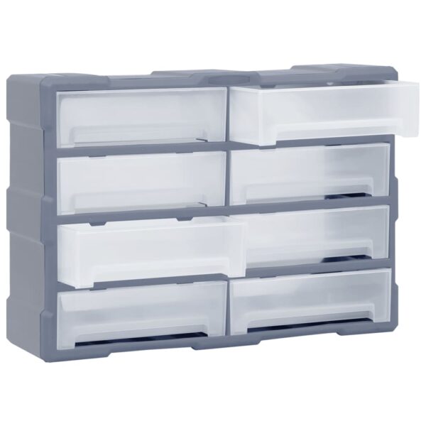 Multi-drawer Organiser with 8 Big Drawers 52x16x37 cm