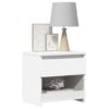 Bedside Cabinets 2 pcs White 40x30x39 cm Engineered Wood