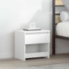 Bedside Cabinets 2 pcs White 40x30x39 cm Engineered Wood