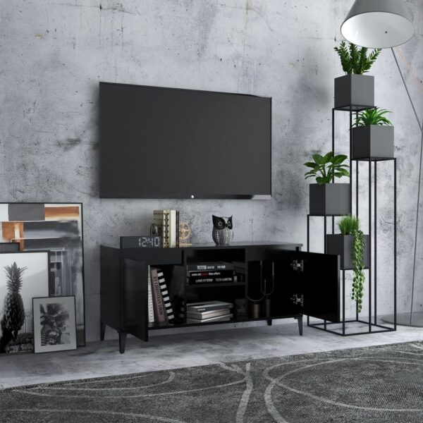 8720286357781_g_en_hd_1.jpg TV Cabinet with Metal Legs Black 103.5x35x50 cm