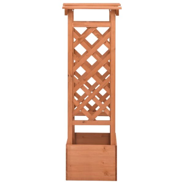 Trellis Planter with Arch 49x39x117 cm Firwood