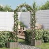 8720286380703_m_en_hd_1.jpg Garden Pergola with Planter Grey Solid Firwood
