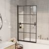 Shower Enclosure ESG 80x140 cm Black