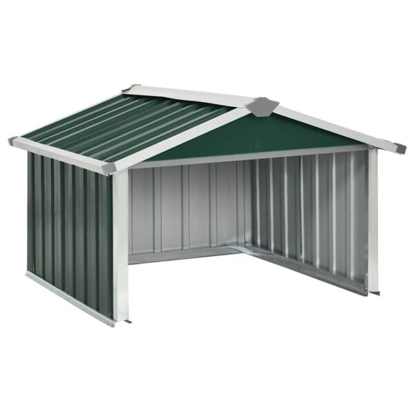 Garden Robot Lawnmower Shed 92x97x63 cm Galvanised Steel Green