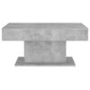 Coffee Table Concrete Grey 96x50x45 cm Engineered Wood