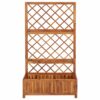 8720286597057_g_en_hd_2.jpg Raised Bed with Trellis 85x38x150 cm Solid Acacia Wood