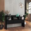 Sideboard Black 105x30x70 cm Engineered Wood