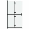 8720286640265_a_en_hd_1.jpg Foldable Walk-in Shower Wall Frosted ESG Glass 70x190 cm