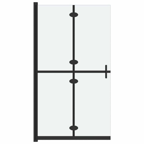 8720286640265_a_en_hd_1.jpg Foldable Walk-in Shower Wall Frosted ESG Glass 70x190 cm