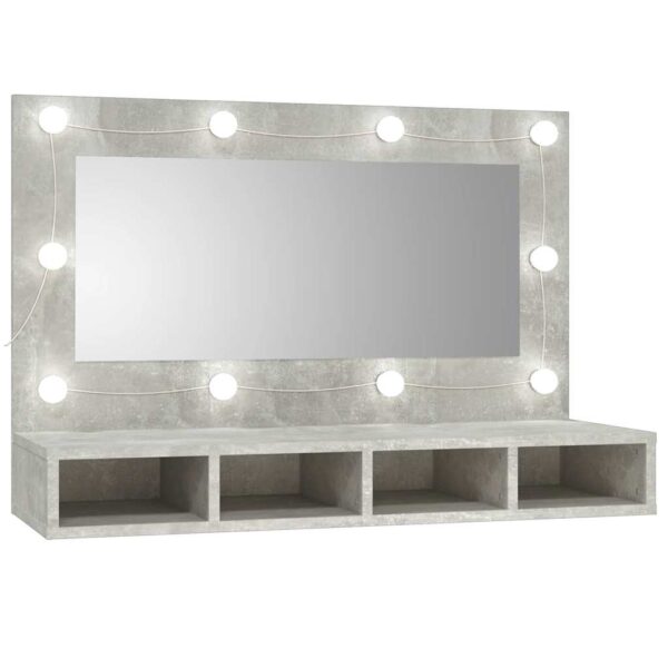 8720286644928_a_en_hd_1.jpg Mirror Cabinet with LED Concrete Grey 90x31.5x62 cm