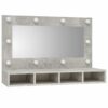 8720286644928_g_en_hd_2.jpg Mirror Cabinet with LED Concrete Grey 90x31.5x62 cm