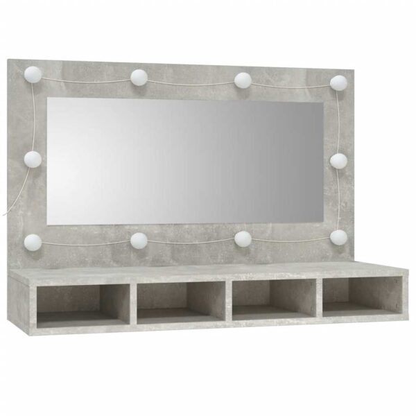 8720286644928_g_en_hd_2.jpg Mirror Cabinet with LED Concrete Grey 90x31.5x62 cm