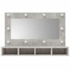 8720286644928_g_en_hd_3.jpg Mirror Cabinet with LED Concrete Grey 90x31.5x62 cm