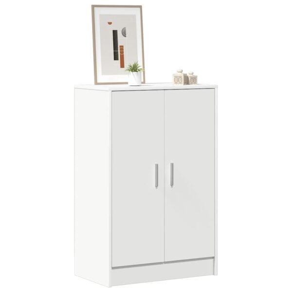 Shoe Cabinet White 60x35x92 cm Engineered Wood