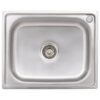 Camping Sink Single Basin Stainless Steel
