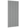 Roof Panels 36 pcs Galvanised Steel Grey 100x45 cm