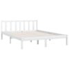 8720286671351_g_en_hd_1.jpg Bed Frame without Mattress White Solid Wood Double