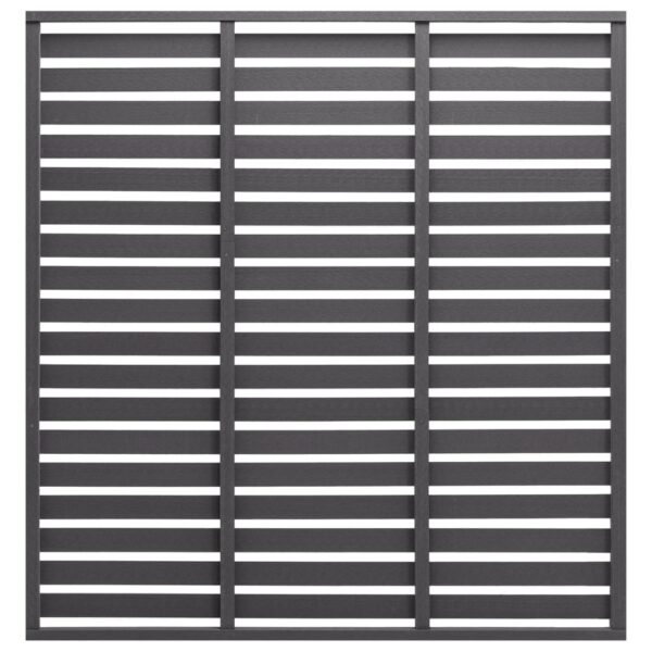Fence Panel WPC 180x180 cm Grey