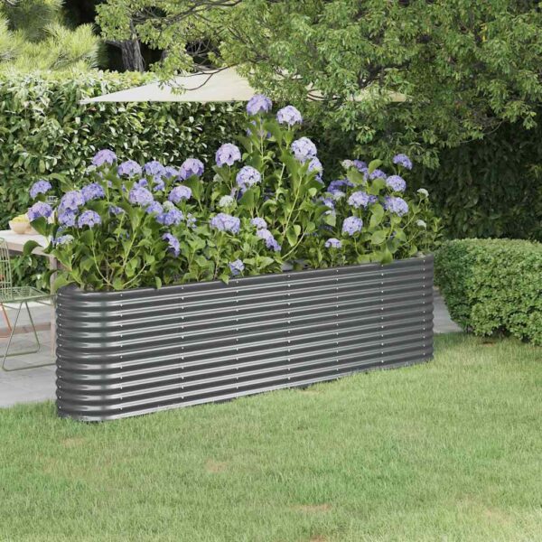 8720286856093_m_en_hd_1.jpg Garden Raised Bed Galvanised Steel 260x40x68 cm Anthracite