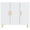 Sideboard White 90x34x80 cm Engineered Wood