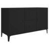 Sideboard Black 100x36x60 cm Engineered Wood