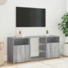 TV Cabinet with LED Lights Grey Sonoma 120x30x50 cm