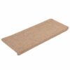 Stair Mats Self-adhesive 15 pcs 65x24.5x3.5 cm Beige