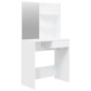 8720287077978_a_en_hd_1.jpg Dressing Table with Mirror White 74.5x40x141 cm