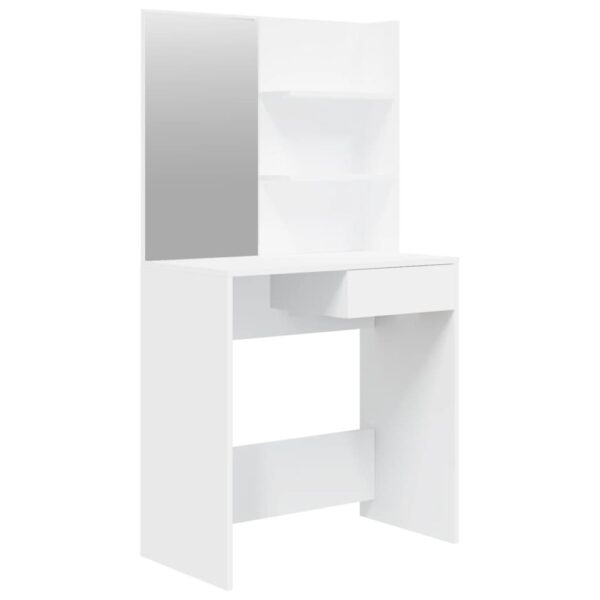 8720287077978_a_en_hd_1.jpg Dressing Table with Mirror White 74.5x40x141 cm