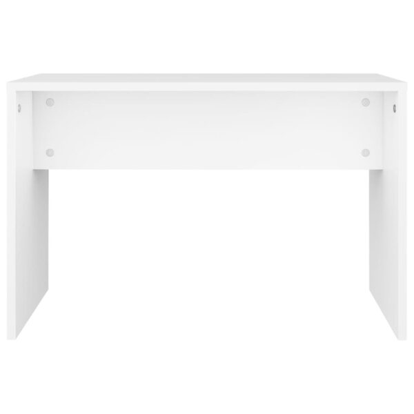 Dressing Stool White 70x35x45 cm Engineered Wood
