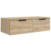 Wall Cabinet Sonoma Oak 68x30x20 cm Engineered Wood
