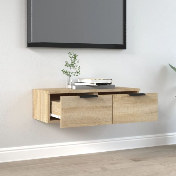 Wall Cabinet Sonoma Oak 68x30x20 cm Engineered Wood