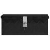 Storage Box Black 50x15x20.5 Aluminium