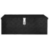 Storage Box Black 80x39x30 cm Aluminium
