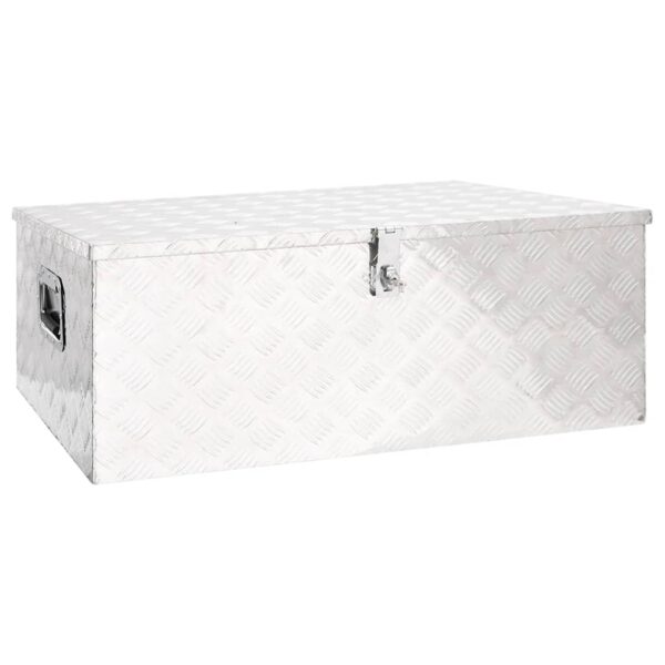 8720287132936_a_en_hd_1.jpg Storage Box Silver 100x55x37 cm Aluminium