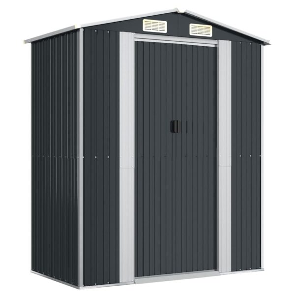 8720287178200_a_en_hd_1.jpg Garden Shed Anthracite 192x108x223 cm Galvanised Steel